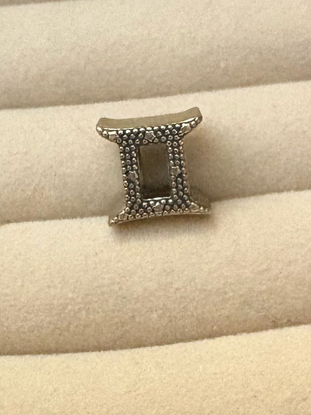 Pandora Silver Gemini Zodiac charm